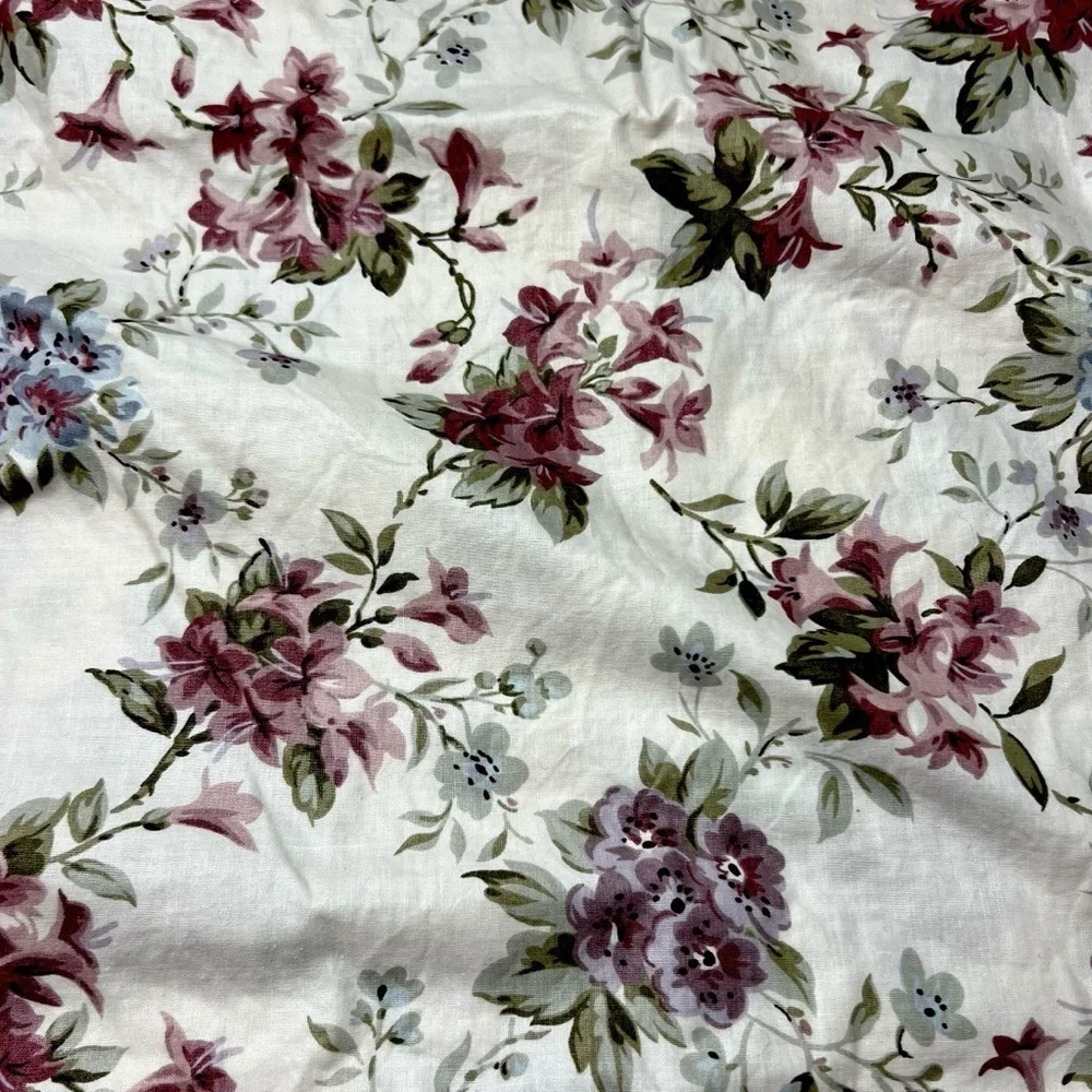 2 Waverly Rose Standard Pillow Shams Floral Gingham Norfolk Sonata Cottagecore